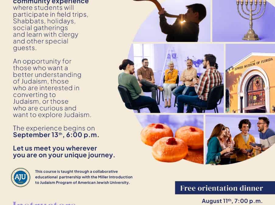 B’nai Torah Congregation Launches “Intro to Judaism” Course