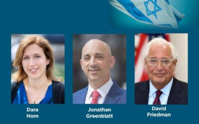THE ANTISEMITISM SERIES WITH JONATHAN GREENBLATT (OCT) AND DAVID FRIEDMAN (DEC)