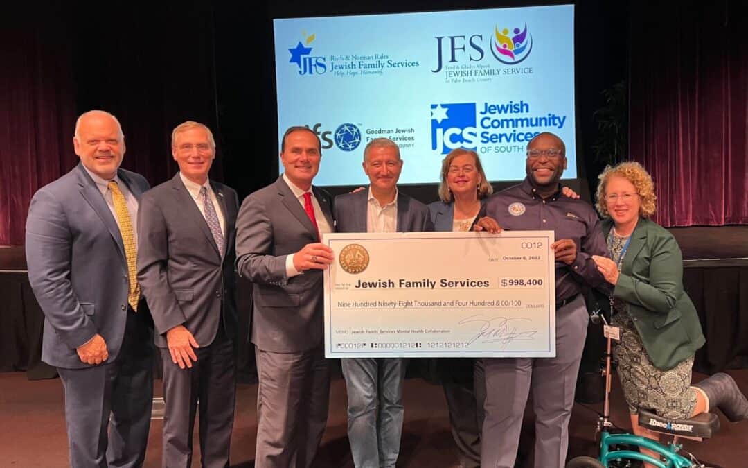 JFS Affordable Mental Health Collaboration Recognizes Senator Jones and Rep Caruso