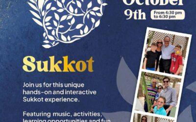 B’nai Torah Congregation to Host Sukkot Service Sunday